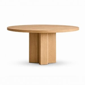 Bàn Ăn Tròn Gỗ Tự Nhiên WSC-BA08