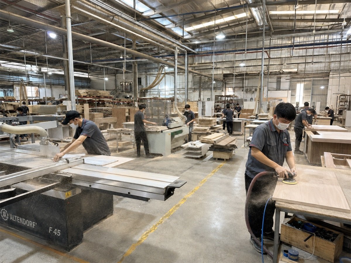 Xưởng nhận gia công nội thất theo yêu cầu tại tphcm